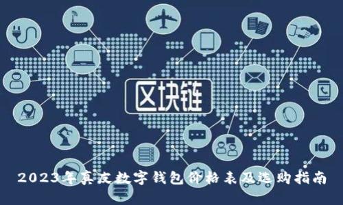 2023年真皮数字钱包价格表及选购指南